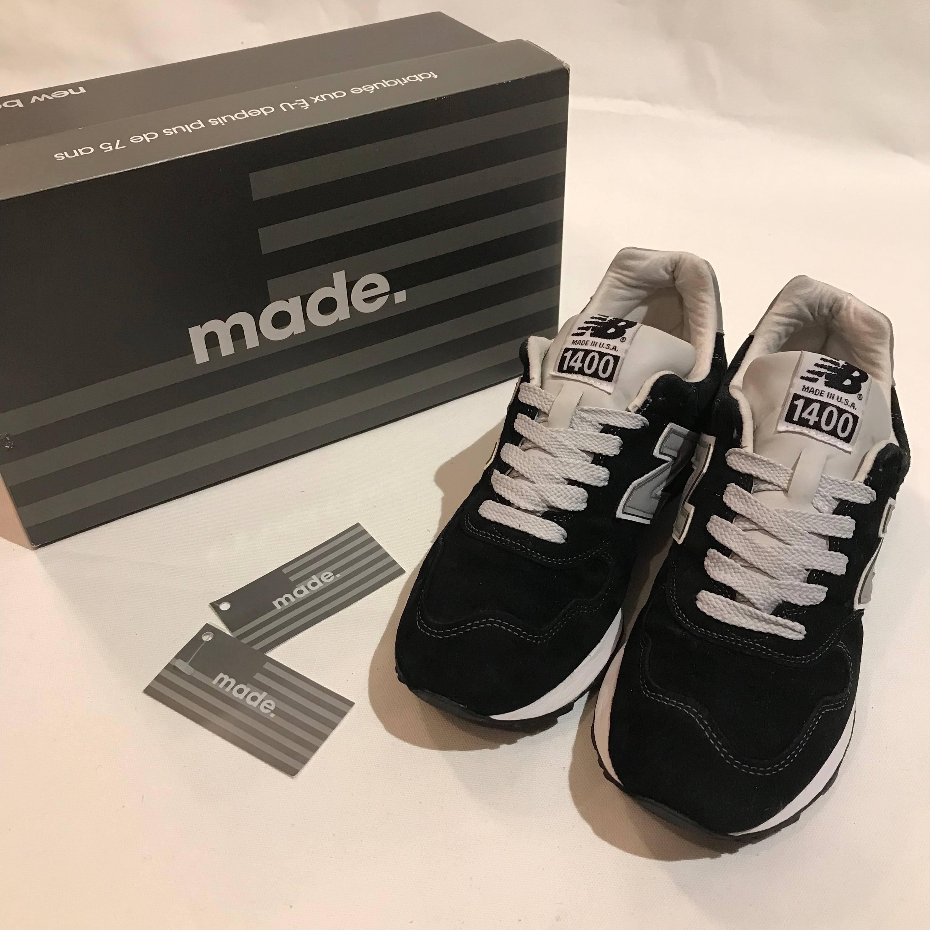 USA製 New Balance M1400BKJ BLACK×GRAY Made in USA ニューバランス ...