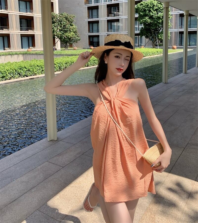 サマールーズホルタートップス 夏物 ピュア ブラックストロベリース2506019150