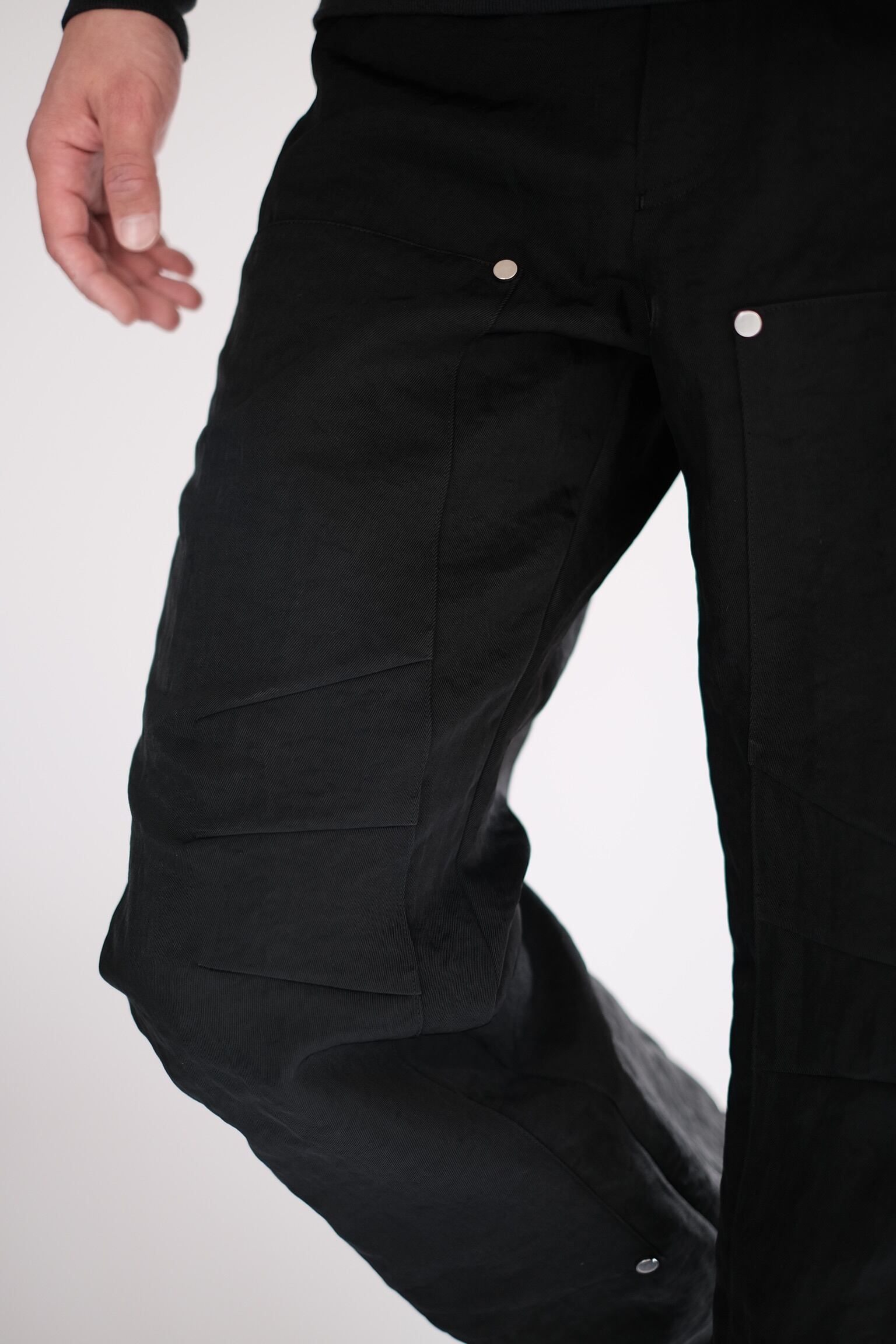 OUAT 008 BLACK WORK TROUSERS OUAT 008 ASTRO TROUSERS パンツ OUAT 008 BLACK WORK TROUSERS OUAT 008 ASTRO TROUSERS パンツ