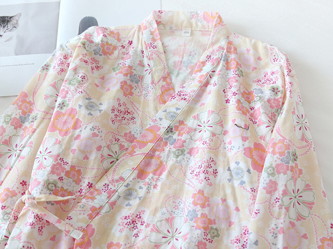 レディース 浴衣 寝巻き 桜の花柄 可愛い浴衣 お寝巻 ねまき パジャマ 旅館 和ざらし ガーゼ 寝巻き 婦人用 女性 二重袷和 綿 99 Xy R019 Dreamhomes レディース 浴衣 寝巻き 桜の花柄 可愛い浴衣 お寝巻 ねまき パジャマ 旅館 和ざらし ガーゼ 寝巻き 婦人用 女性 二重袷和 綿 99 Xy R019 Dreamhomes