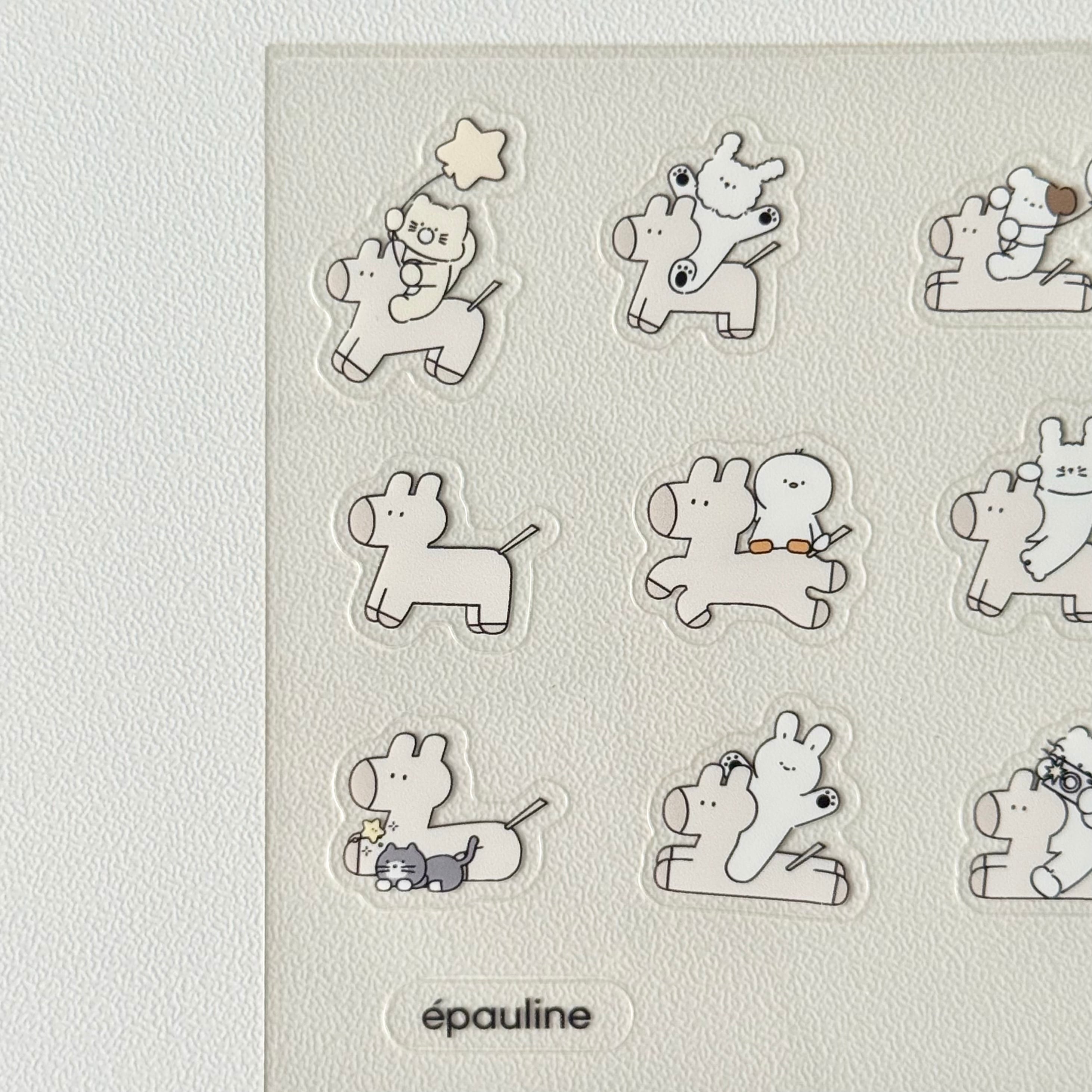 ★新作予約 papeterie.atelier 〔epauline sticker〕