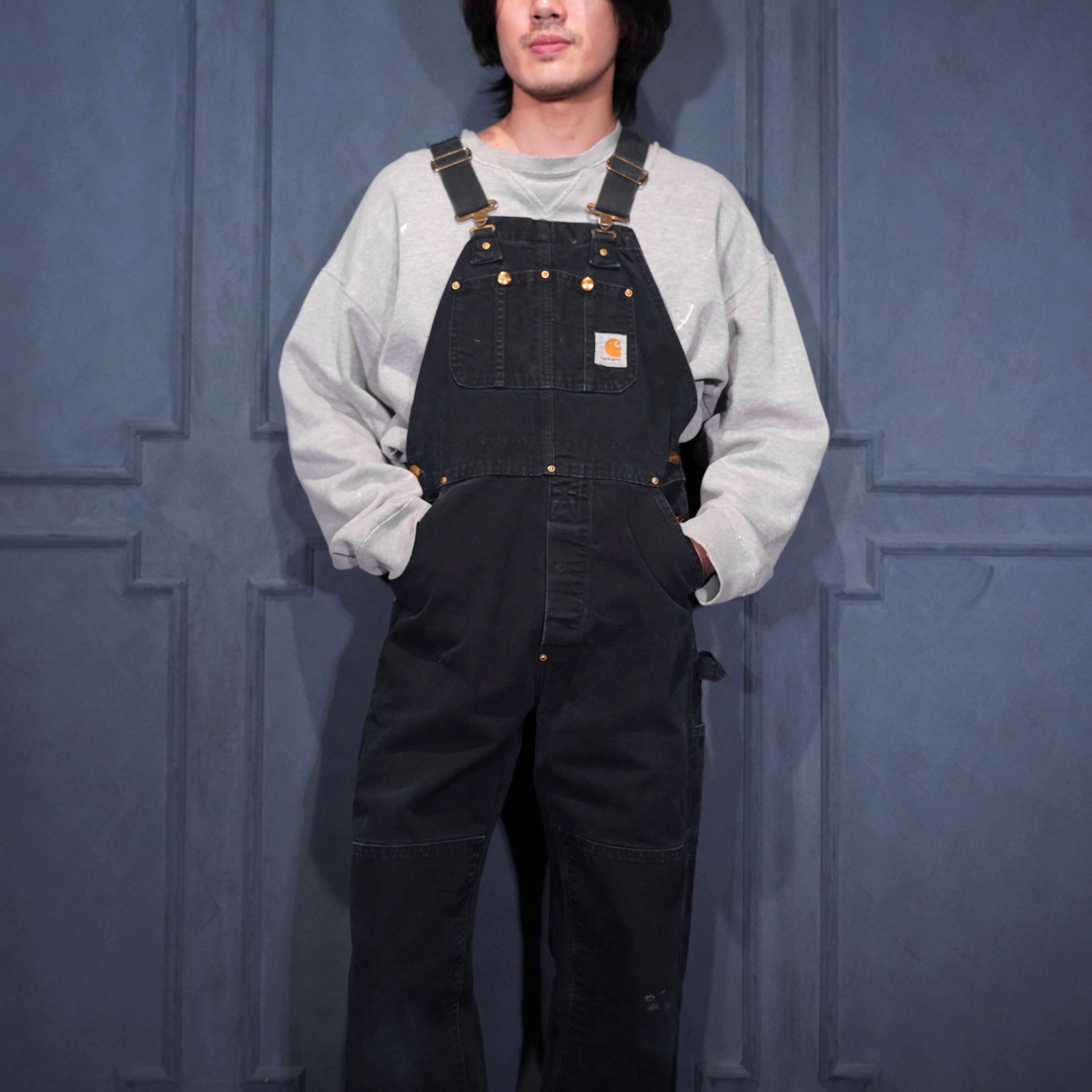80's USA VINTAGE Carhartt FADED DESIGN DUCK OVERALL/80年代アメリカ