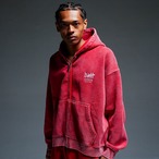 OG SMALL LOGO PIGMENT ZIP HOODIE