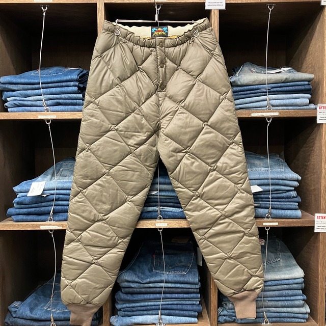 1960'S BAUER DOWN QUILTING NYLON PANT