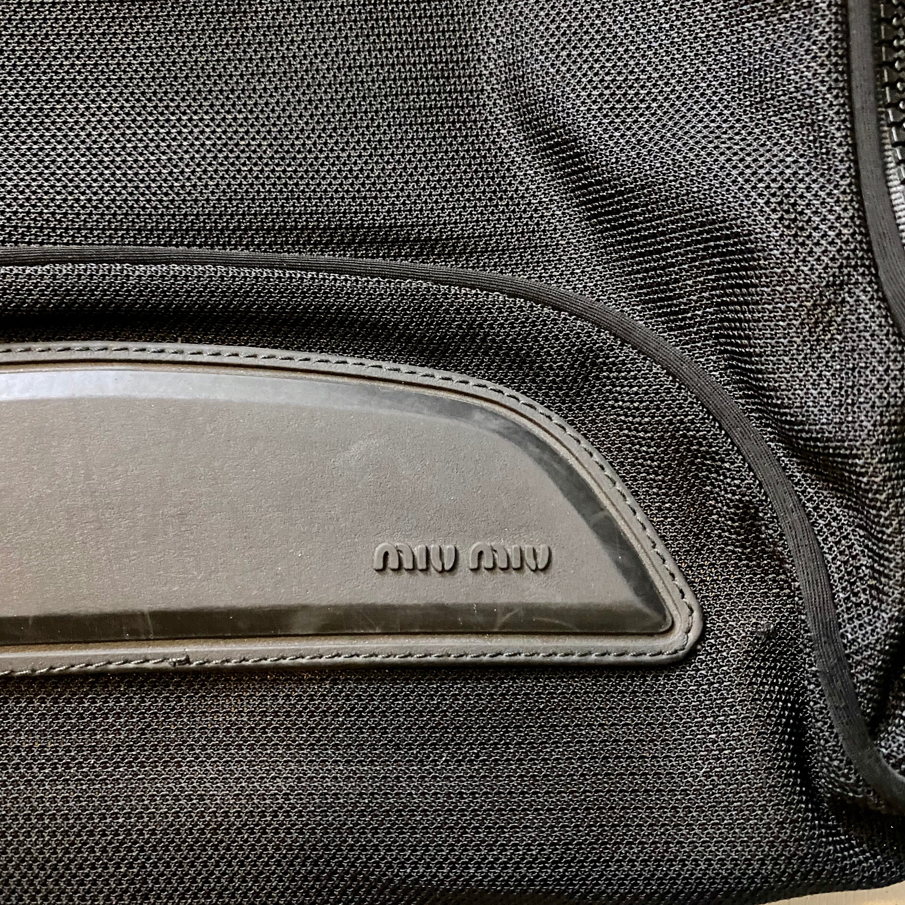 archive vintage MIUMIU nylon body bag | NOIR ONLINE