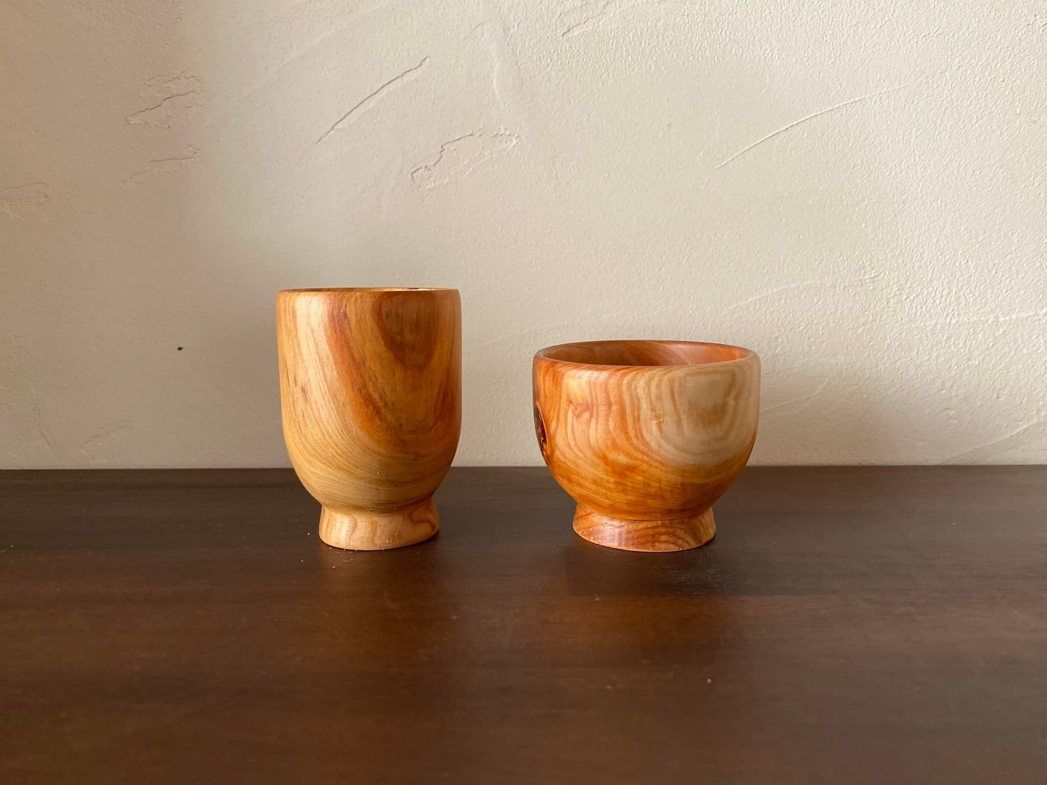 年輪が美しい 樹齢100年ひのきのお猪口 | mocco