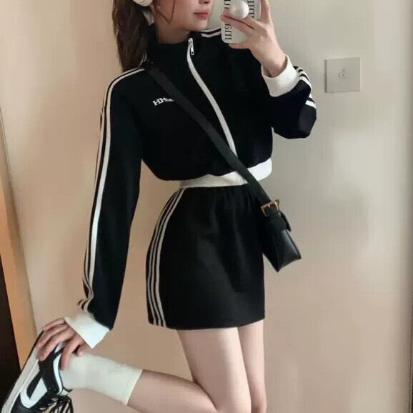 紺×赤 ミニスカート ジャージ フランス製 - 通販 - oestefmbarreiras