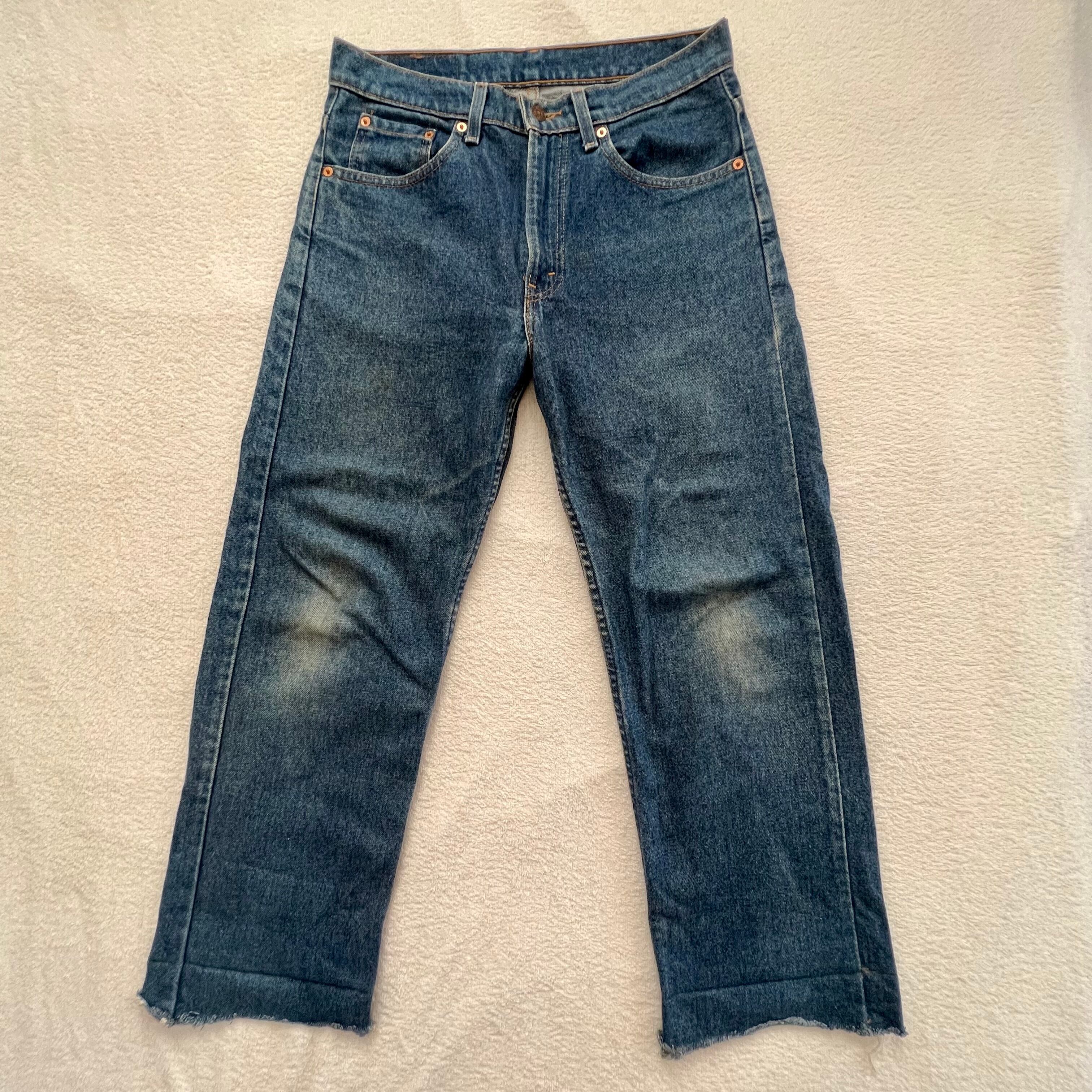 Levi's 505 USA製 W32 リーバイス ダメージ デニム 90's カットオフ