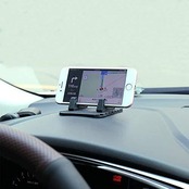 Besthomelife スマートフォンホルダー スマホスタンド 車載ホルダー 簡単取り付け ダッシュボード 滑り止め 水洗い可 (黑)