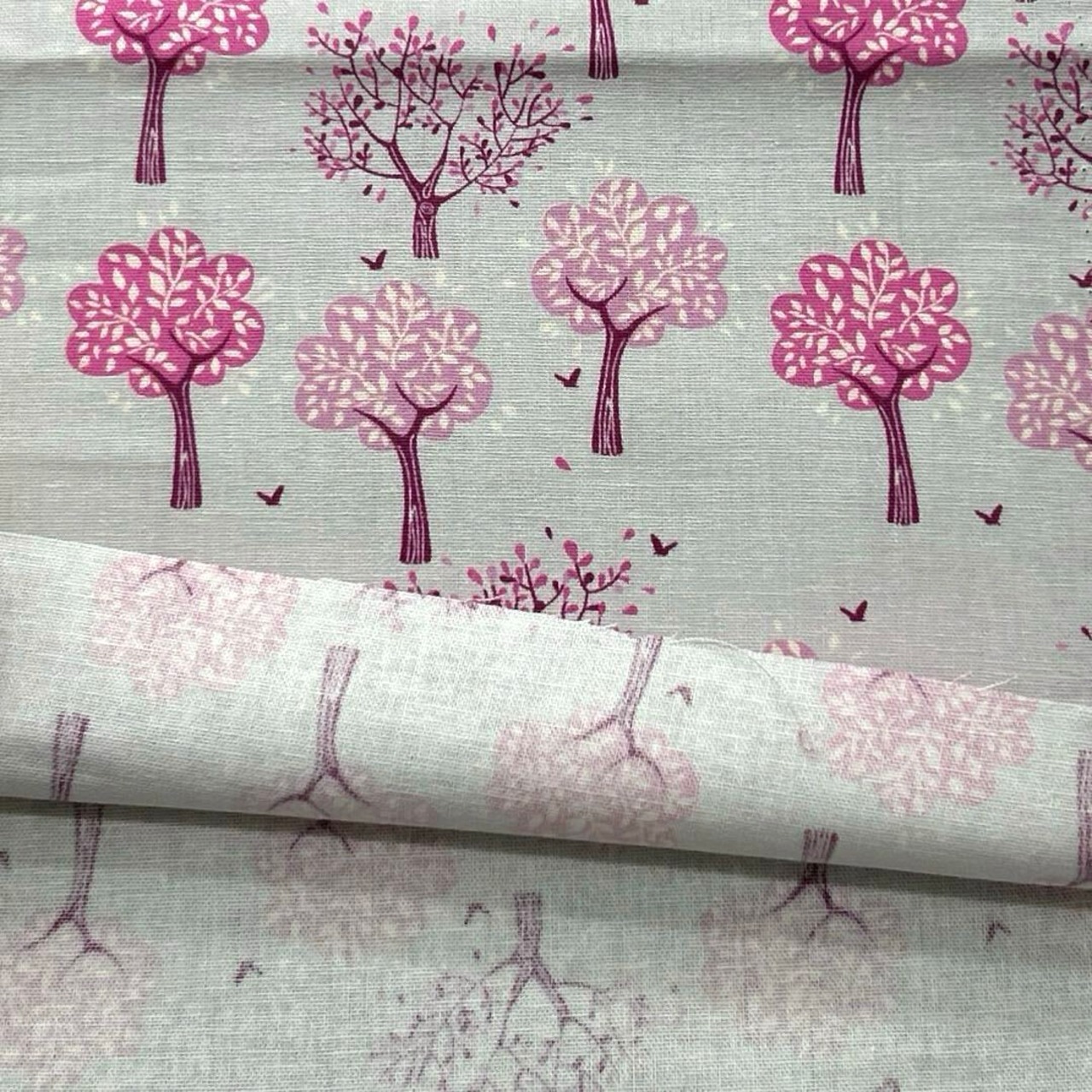 ★AM566◆1.2m◆ラスト1点！卒園入園卒業入学シーズン最適◆コットンリネン混オックス生地◆ツリー