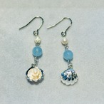 泡貝ピアス│ロングタイプ