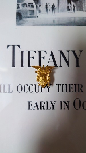 【SPECIAL / 1920】TIFFANY&Co. ティファニー 米軍 USMA K18 ゴールド ピン 《アメリカ軍 ヴィンテージ》