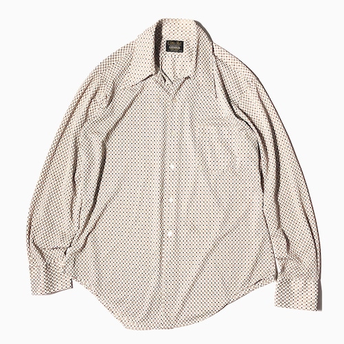 Vintage 70's【Contour Knit】Polyester Shirt
