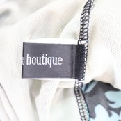 【社交ダンス衣装】ブラック prima boutique プリマブティック ラテン ドレス ワンピース ホワイト ゼブラ 黒 白 緑 デモ