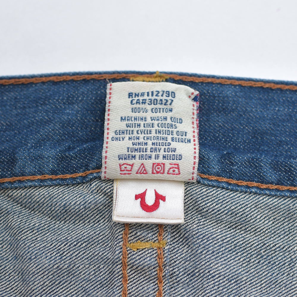 00s～ USA製 True Religion トゥルーレリジョン カットオフ デザイン