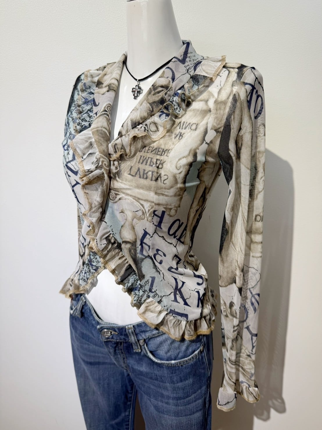Remake sheer top