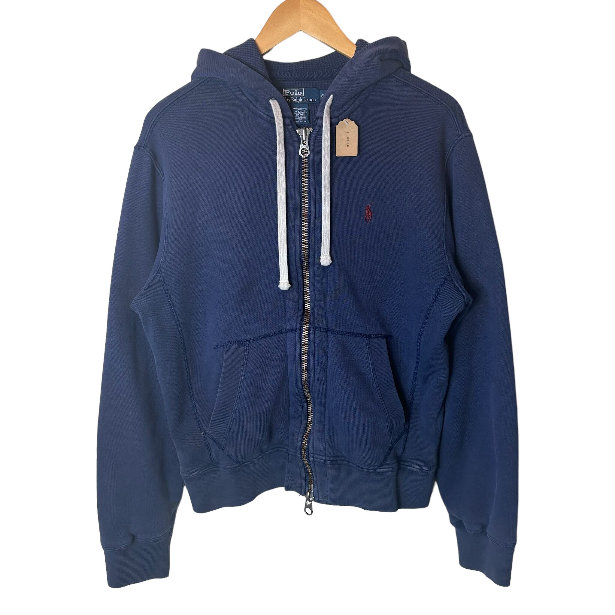 Ralph Lauren フルジップパーカー スウェット 厚手 ヘビーオンス 裏地サーマル