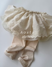 韓国子供服 / 26Autumn / Aosta / レーススカート / 秋服 *FREE*