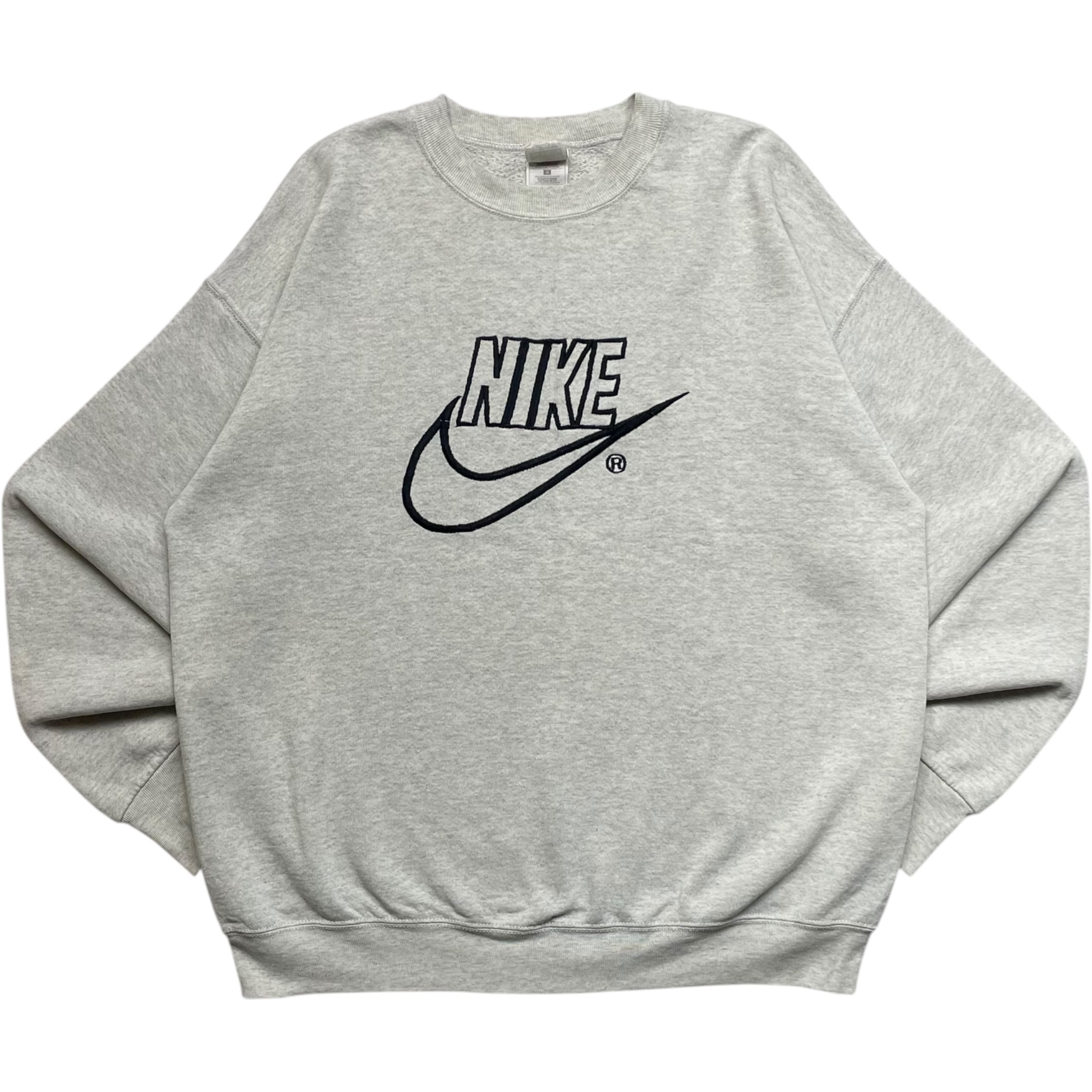 《L》 FRUIT OF THE ROOM フルーツオブザルーム NIKE ブートレグ スウェット グレー no.9334