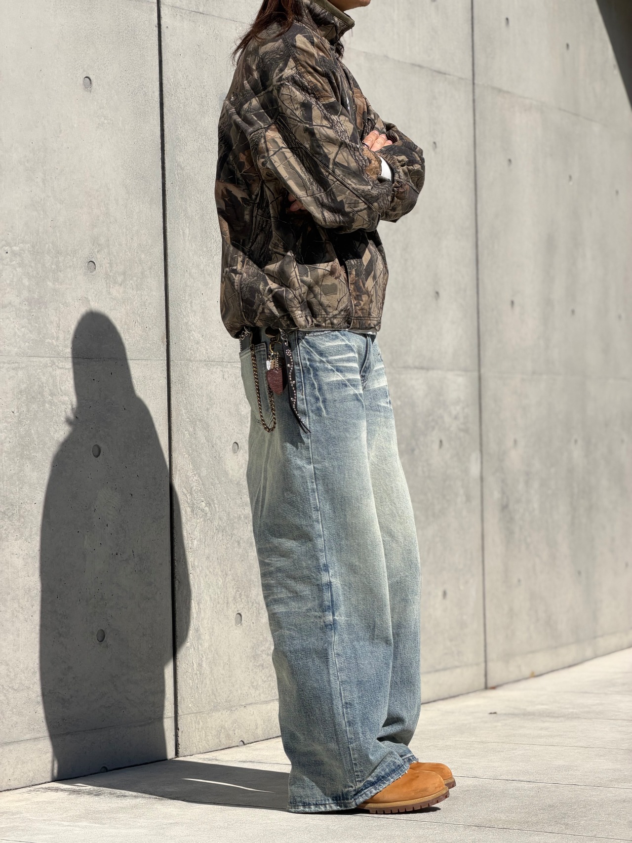 Classic Washed Loose Fit Denim