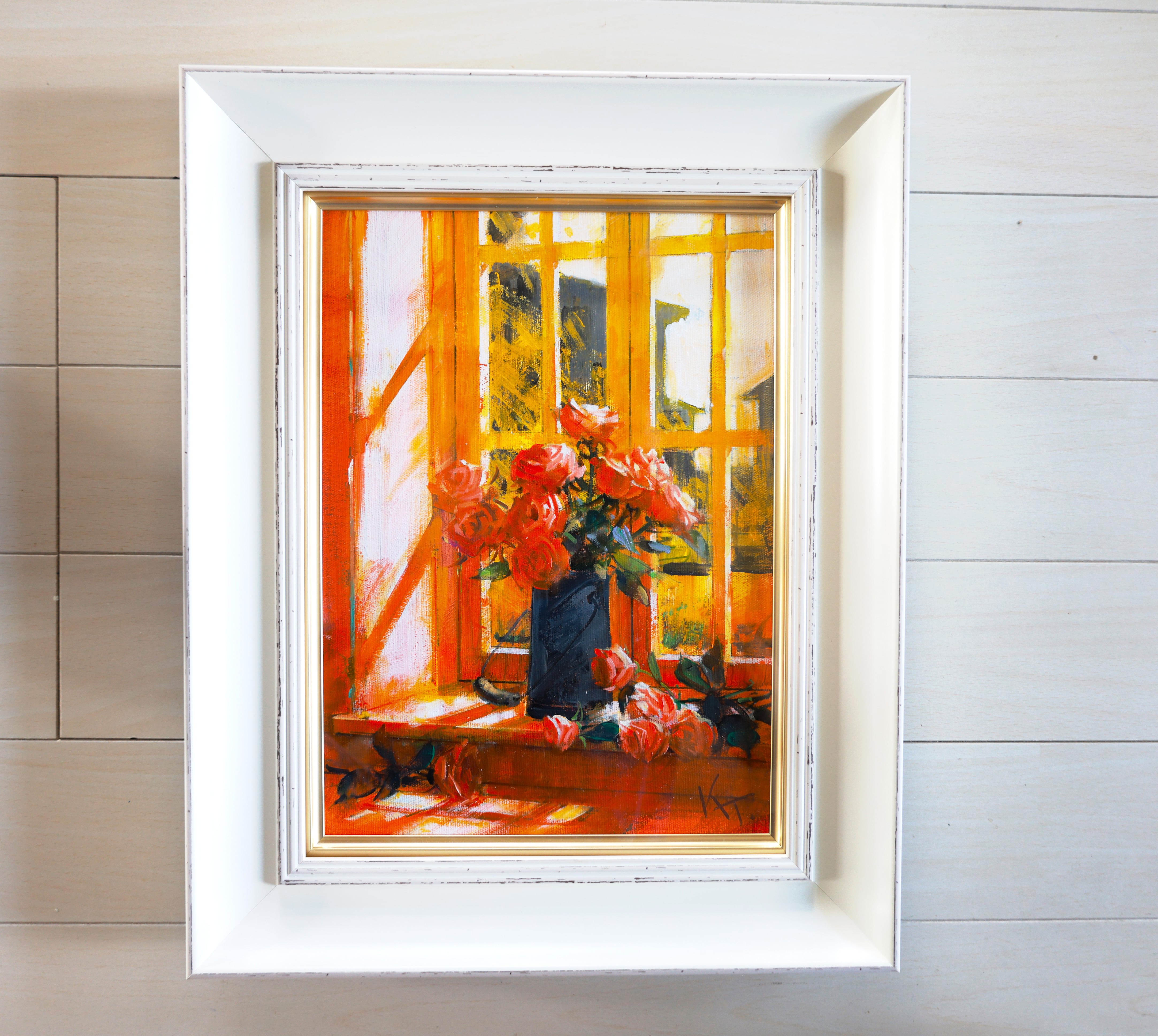 Ato  Fujihara  「輝き」　ミクストメディア　作品保証書有り Ato Fujihara 「輝き」ミクストメディア作品保証書有り