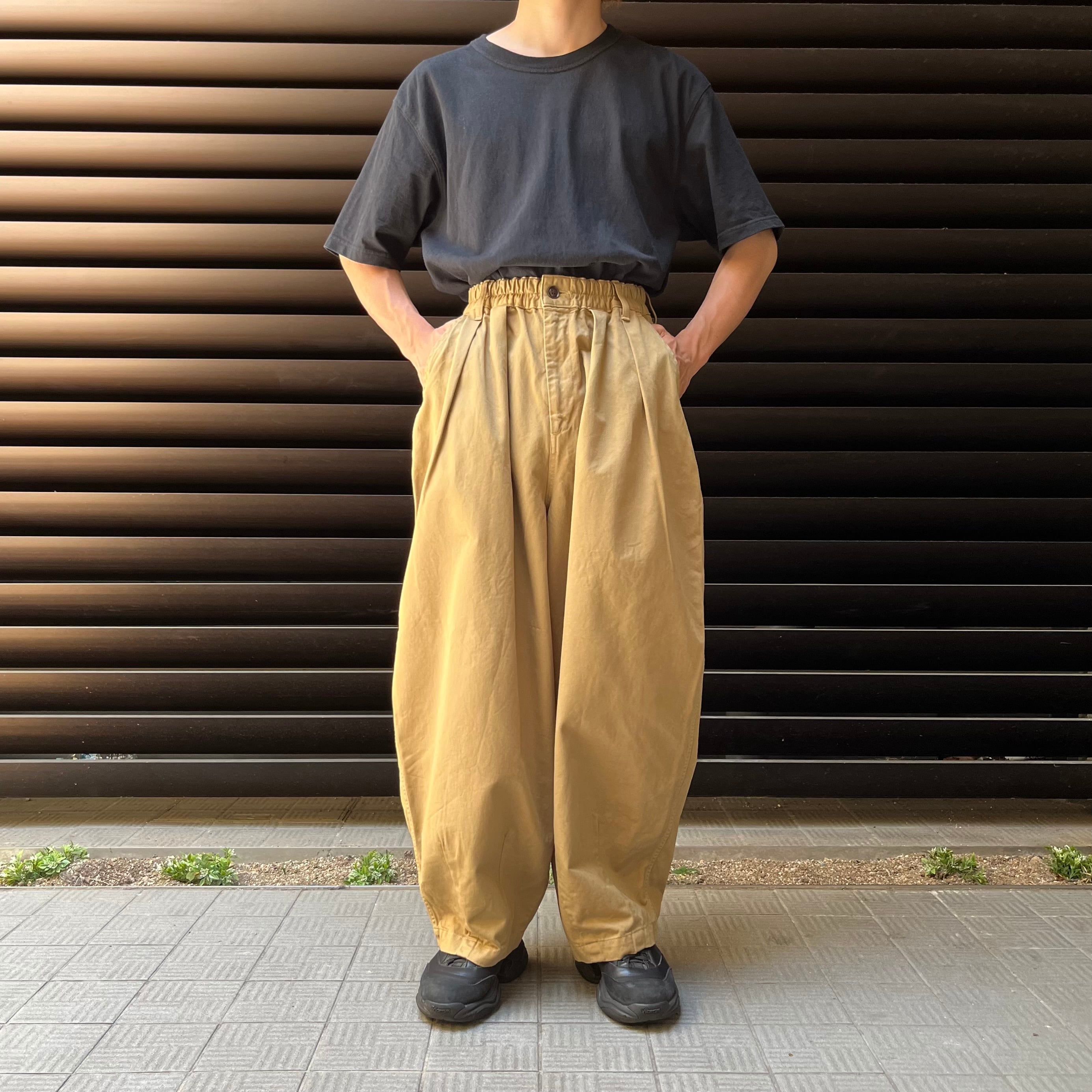 【HARVESTY】CHINO CIRCUS PANTS (UNISEX) / ハーベスティ チノサーカスパンツ