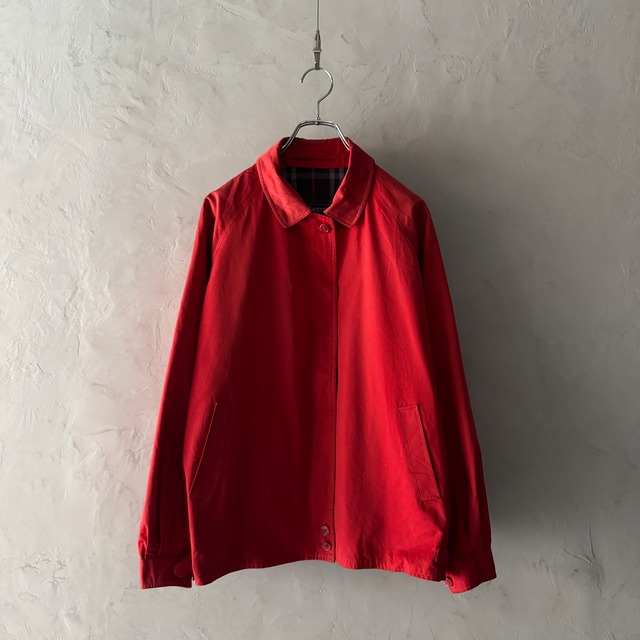 -Burberry- 90's Made in England Red Jacket