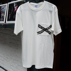 RAT TAPE POCKET T-SHIRT WHITE/BLACK