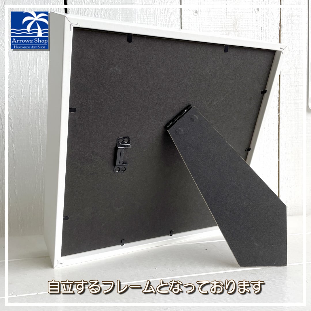 P-87】海Oceanアート(南国水上コテージとビーチ)自立型 P-87】海Oceanアート(南国水上コテージとビーチ)自立型