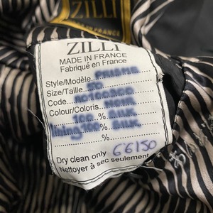 ZILLI leather piping silk coat