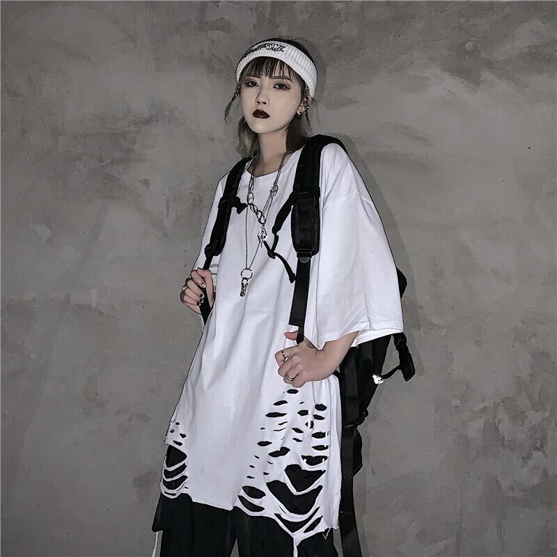 ルーズスタイルTシャツ トップス レディース ストリート 大きめサイズ ケッペル34704284945