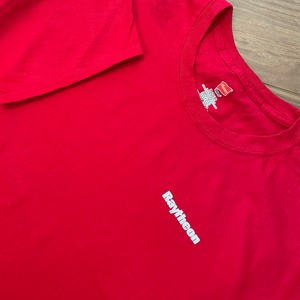 【Hanes】企業系 Tシャツ ワンポイント バックプリント XL ビッグサイズ US古着 アメリカ古着