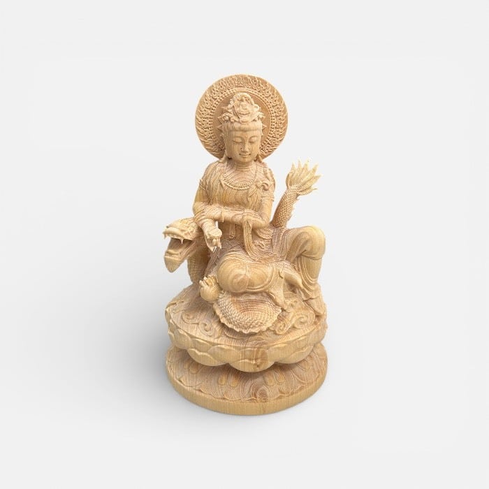中国美術 時代物 文房用具 黄楊木彫刻 如意 縁起物 小葉黄楊 こばつげ 木彫り 籠上観音 一点もの 縁起物 金運アップ 開運