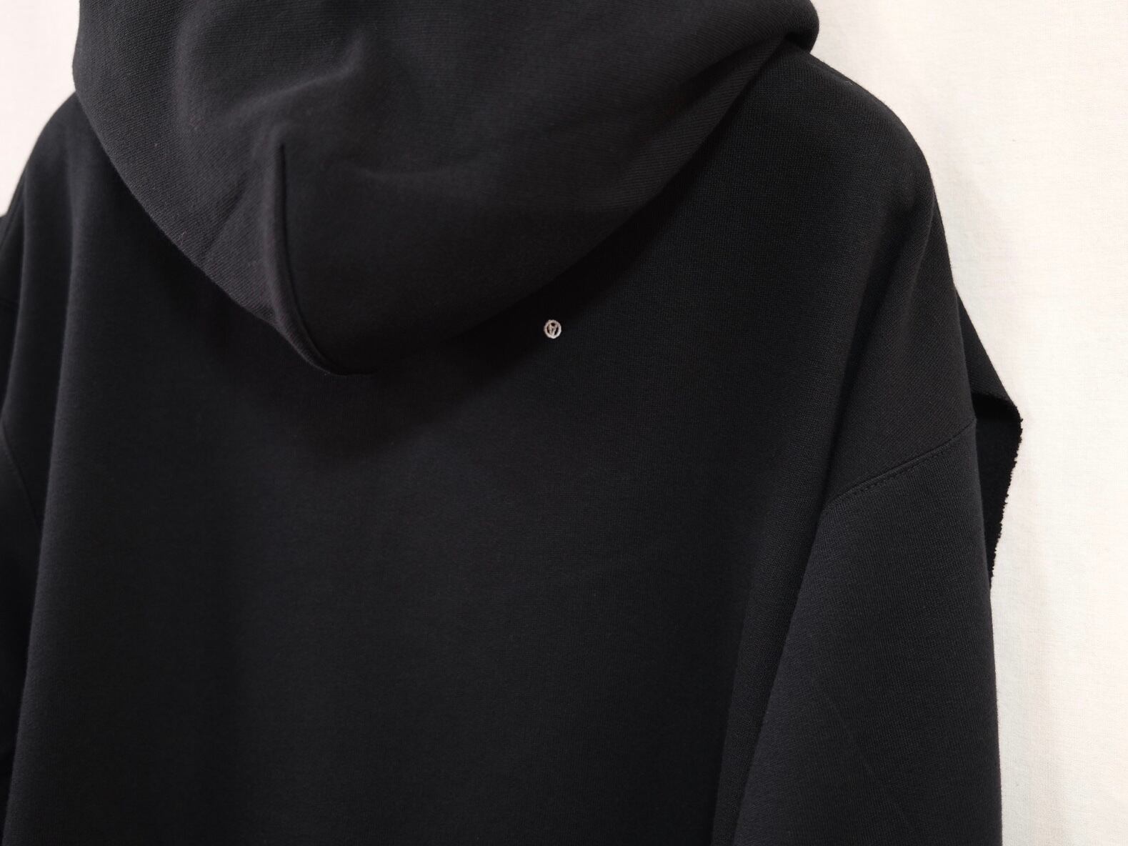 ACRONYM”S26-PR NEXT TO SKIN ORGANIC COTTON HOOEDE SEWATSHIRT BLACK