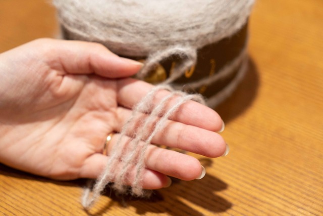 ベビーアルパカの毛糸「マリボミックス」40ｇ玉