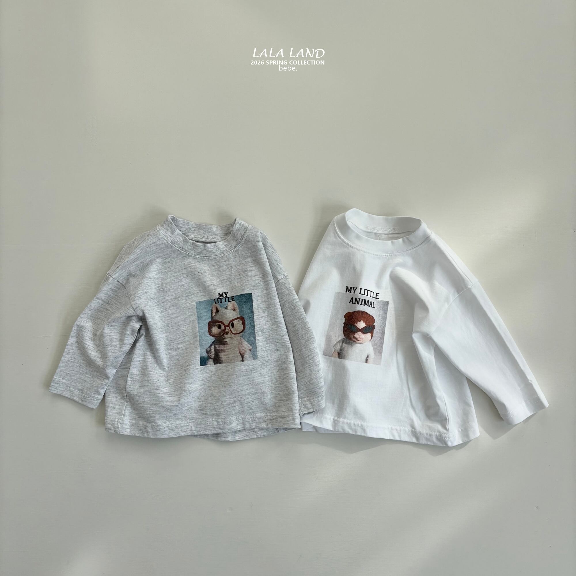 【予約】b. Animal Ribbed Tee