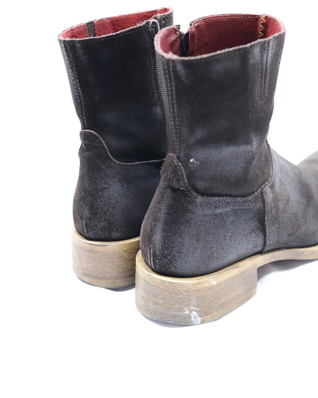 pointed toe lether boots