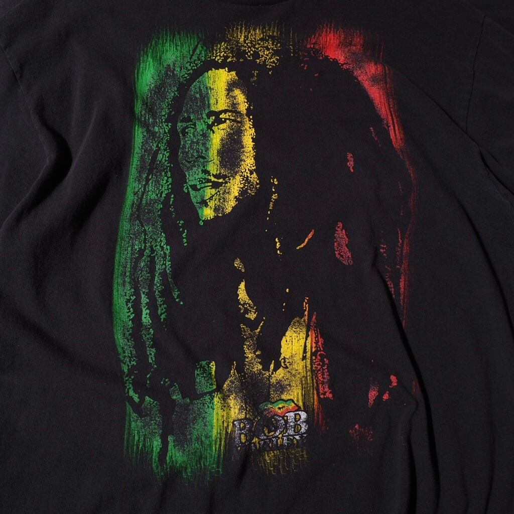 Bob Marley aging × decadent Face printed ss Tee