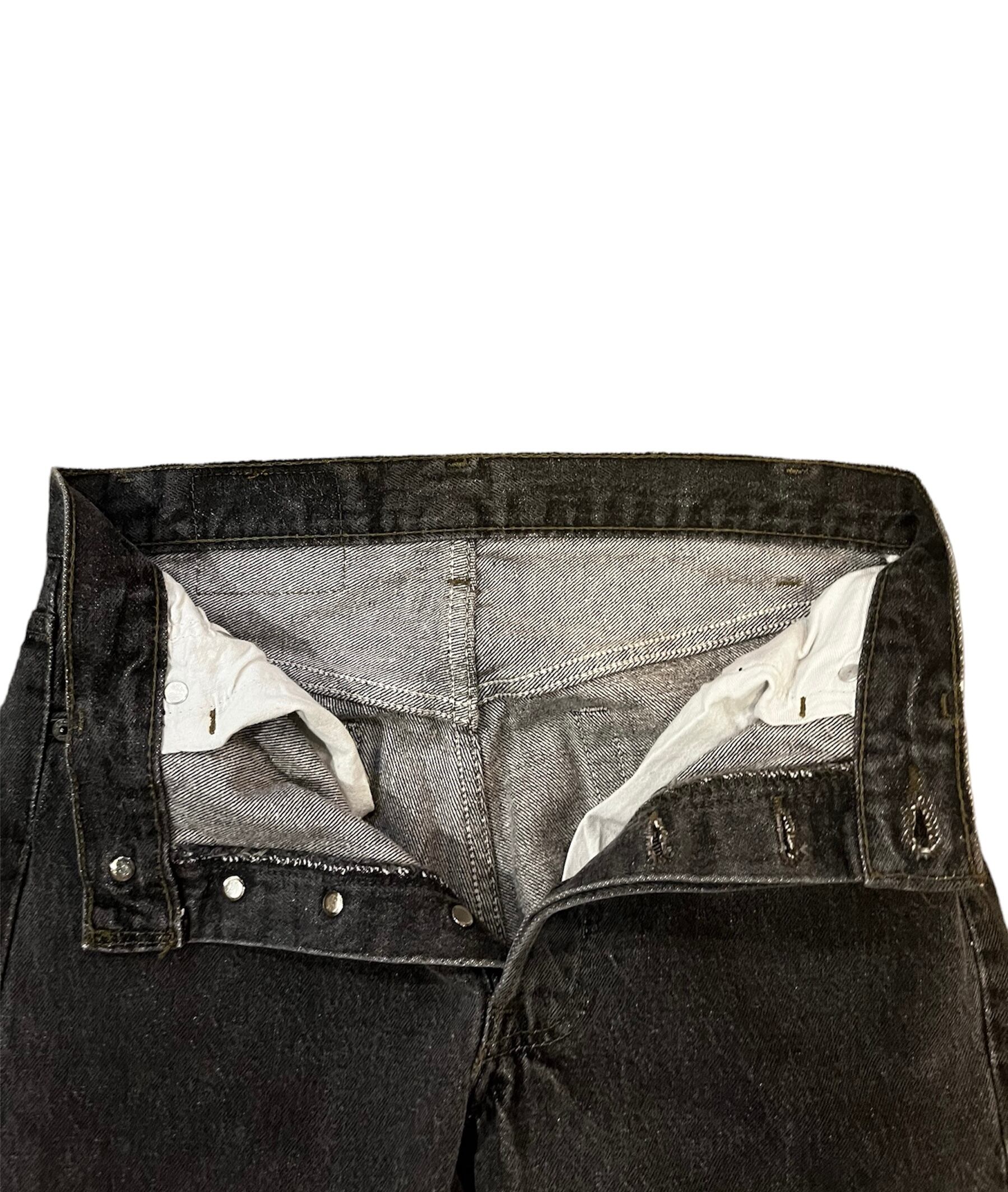 デッドストック 91年 米国製 先染めブラック Levi's 501 BLACK 91年製 Levi's501 先染めBlack リーバイス501 先染めブラックジーンズ