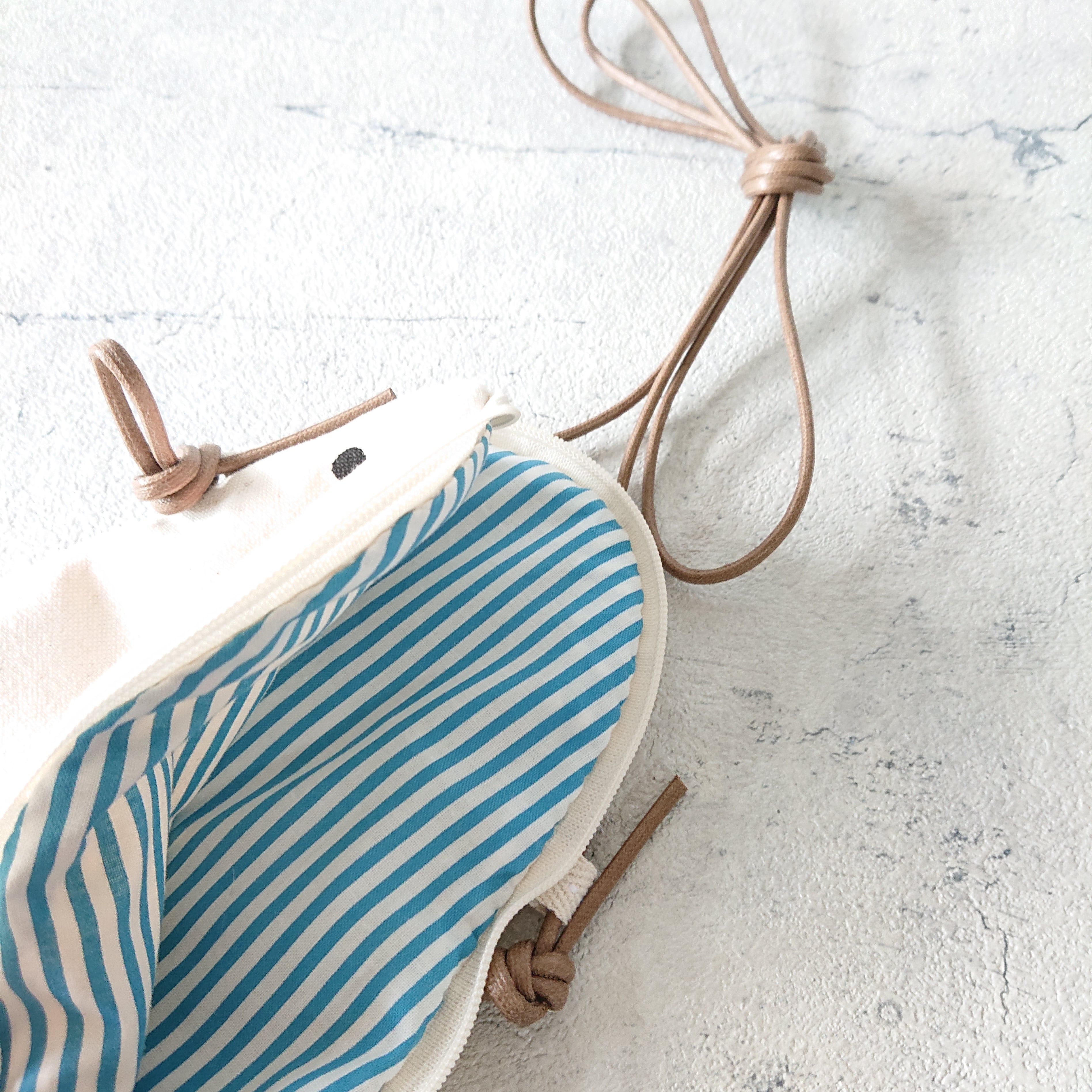 文鳥ポシェット | zakka 7070ーオリジナルテキスタイル、手染めの