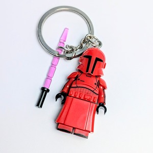 ★ブロックフィギュアキーホルダー★【 STARWARS ( スター・ウォーズ ) 】インペリアル・プレトリアン・ガード / マンダロリアン〚アメリカン雑貨 アメトイ〛