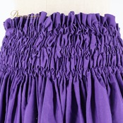 フラダンス 衣装 パウスカート ハレハワイイ パープル系 日本製 無地 シングル シンプル 深い紫 かわいい 華やか 鮮やか 明るい ハワイアン アロハ フラ ダンス レッスン 練習 スカート コスチューム おしゃれ スポーツ おすすめ