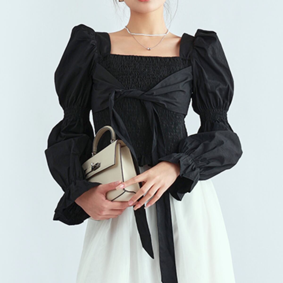 Puff Sleeve Blouse ch0028