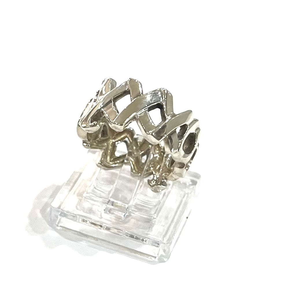 極美品 オールドティファニー ラブ&キス リング 10.5号 シルバー925 TIFFANY&CO.】【10号】2387ラブキスリング／スターリングシルバー