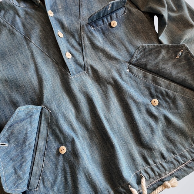 1960s DENIM PULLOVER ANORAK