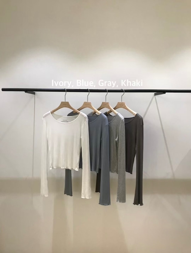 (即納)) vegetable / Lip long sleeve tee 3color