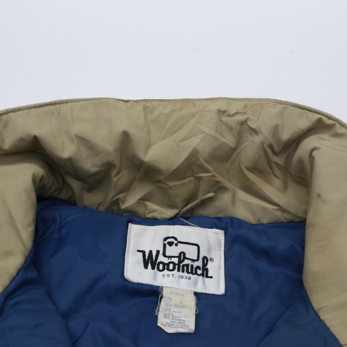 WOOLRICH ウールリッチ USA製 80年代 マウンテンパーカー 白タグ 中綿