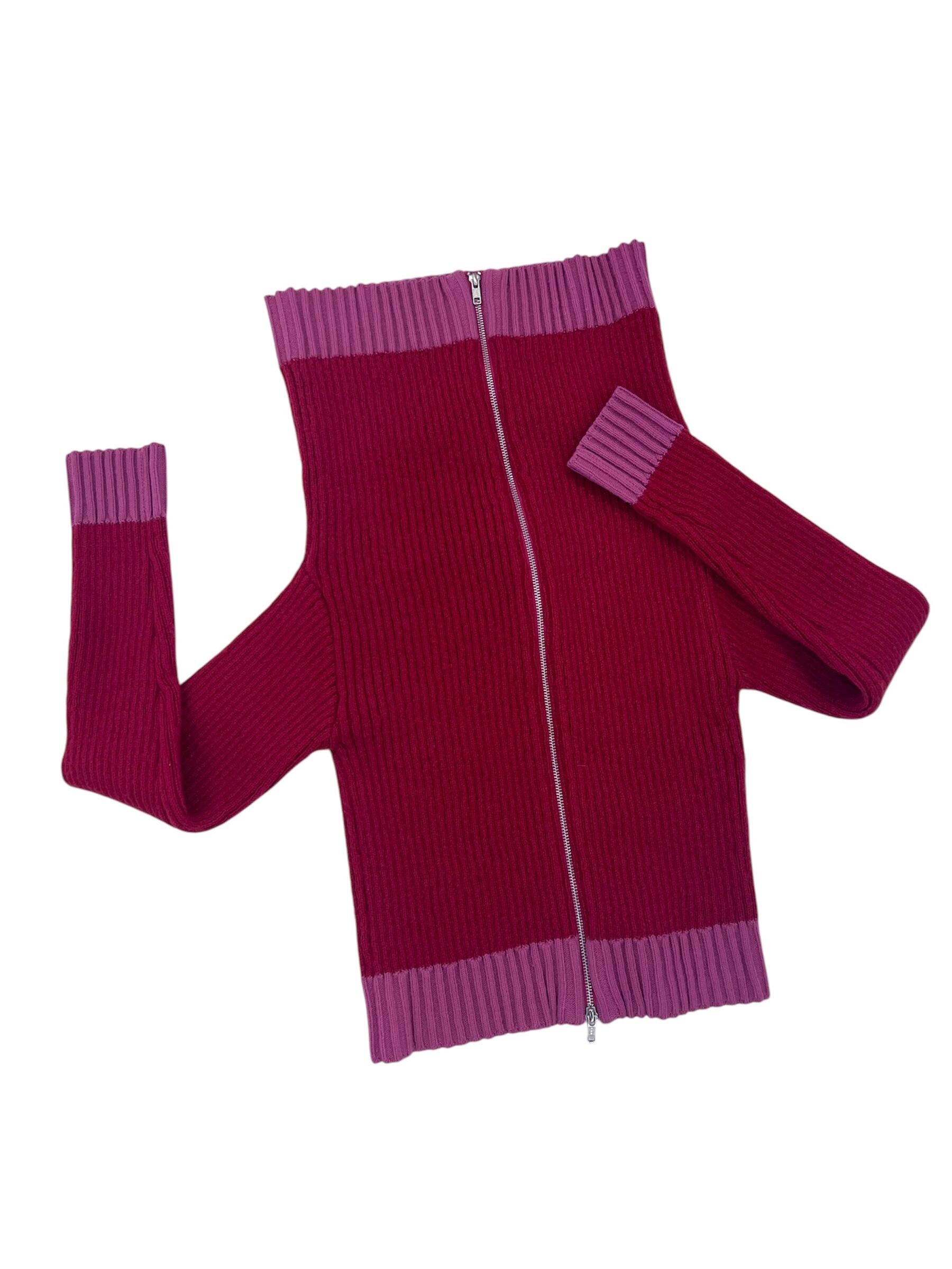 Cavity Knit (SK&TOPS) -  Red