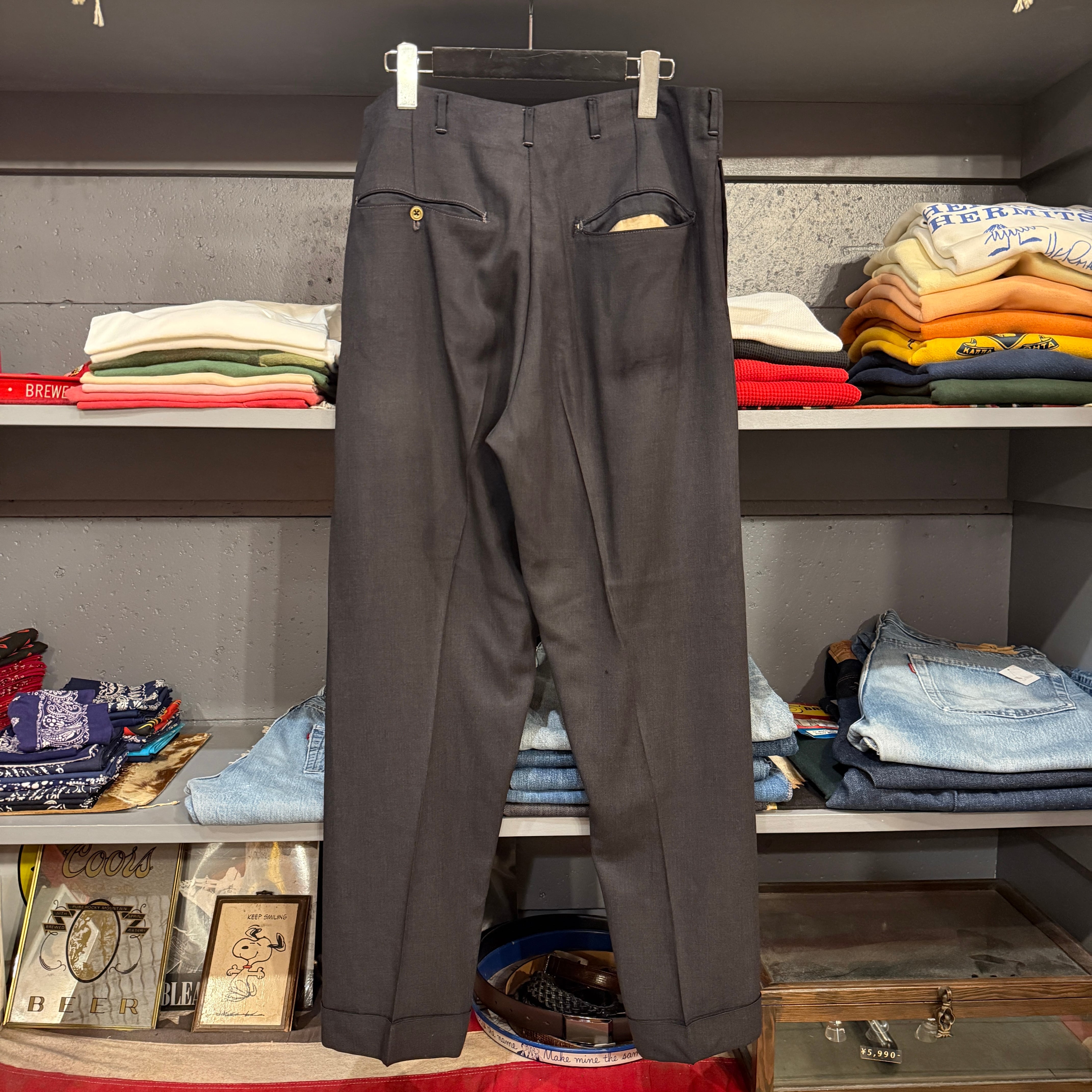 50s Wool Gabardine Slacks | VOSTOK