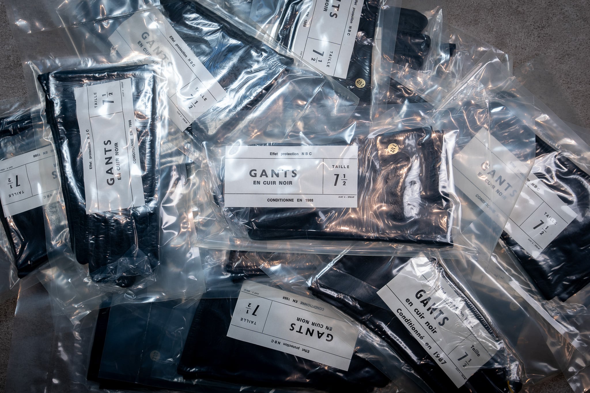 DEADSTOCK】French Army Leather Glove 実物 フランス軍 レザー